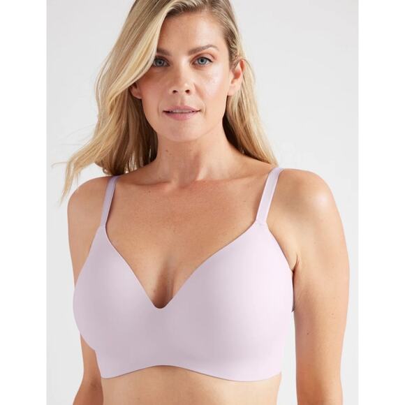 Knix Wingwoman Wireless Contour Bra in Orchid Size 6 - Picture 1 of 6